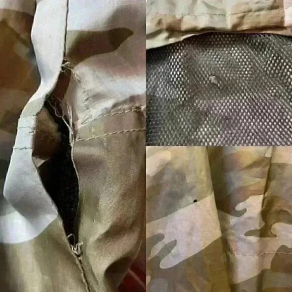 OSIRIS Mens Windbreaker Jacket Hood Lightweight Green Camo Print Size Small - Picture 12 of 16